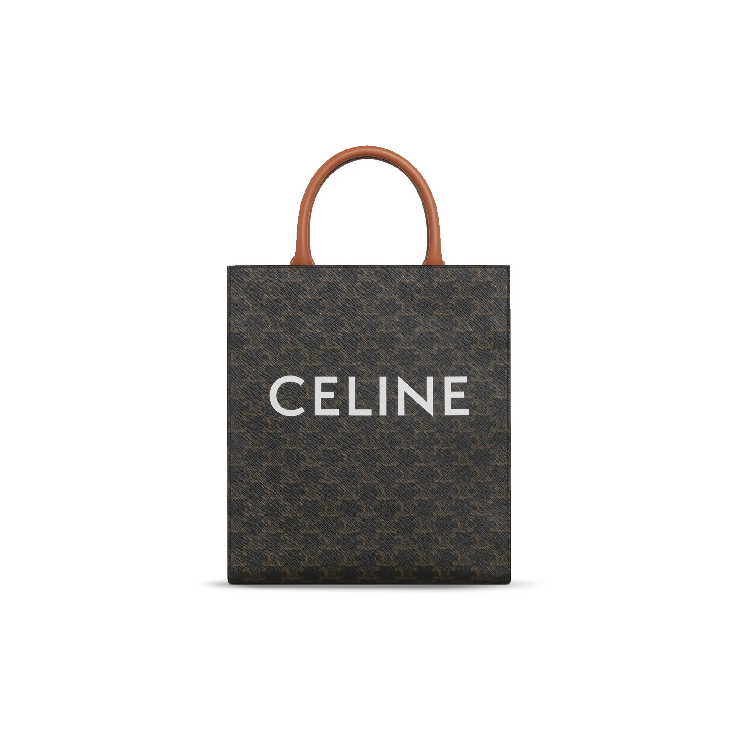 CELINE SMALL TOTE IN CABAS TRIOMPHE PRINTED COWHIDE 191542BZK.04LU (33*28*8cm)
